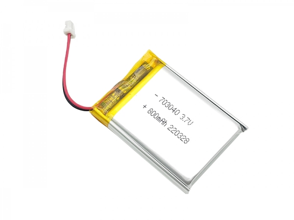 3.7V聚合物锂电池|703040 800mAh 3.7V-2pin